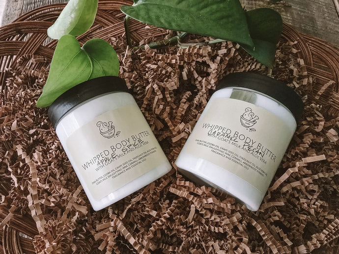 Peppermint Vanilla Whipped Body Butter