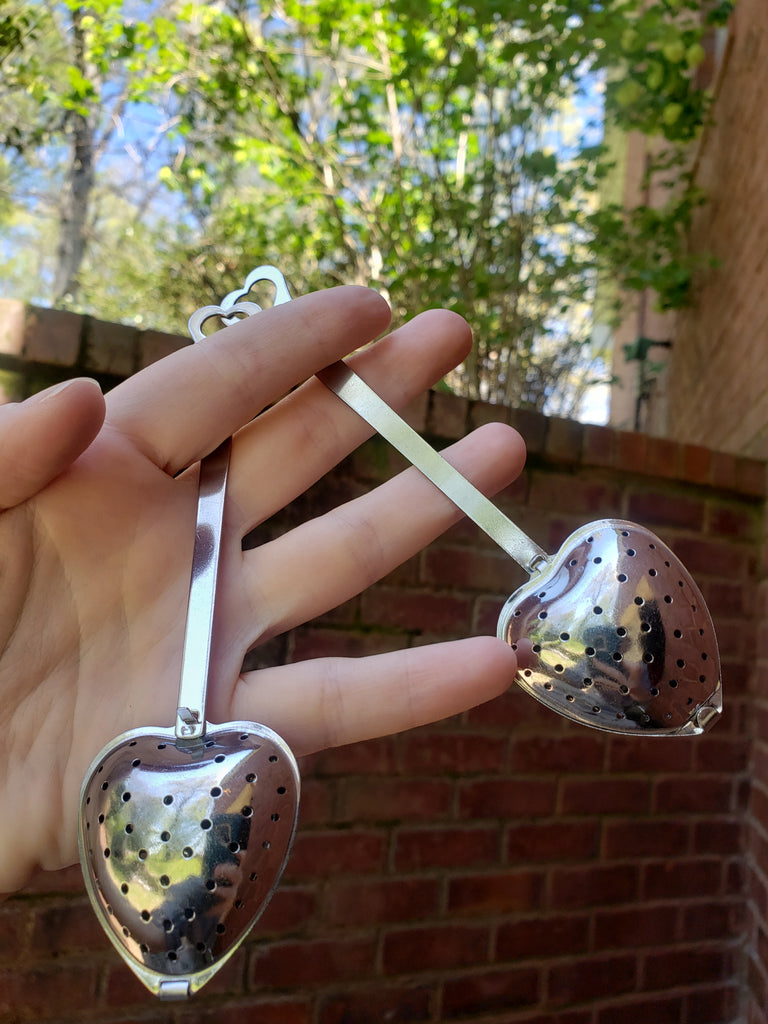 Stainless steel Heart tea diffusers – Little White House Apothecary